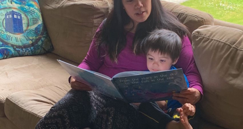 Nothing Like Mom and Son Reading Time!